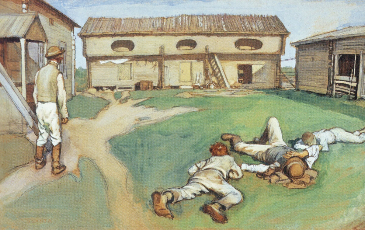 Eero Järnefelt - Isäntä ja rengit, Turun taidemuseo